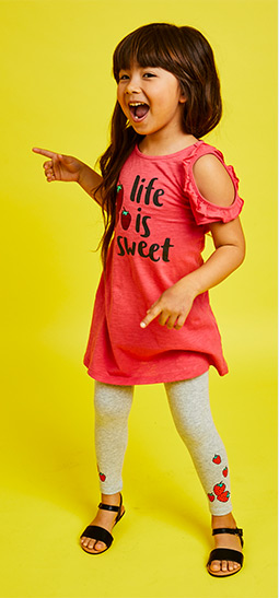 Life is Sweet Strawberry Legging Outfit
