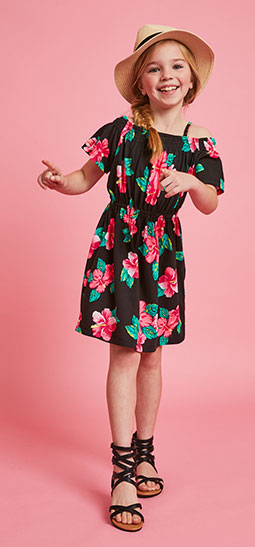 Watermelon Ruffle Romper & Bag Outfit
