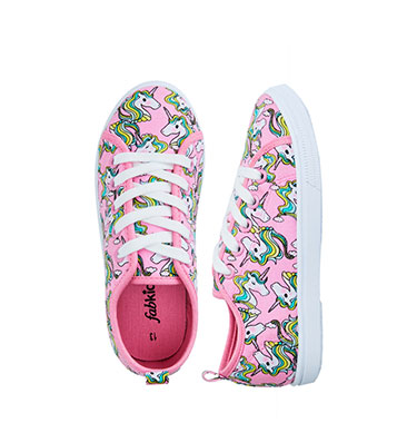Canvas Lace Up Sneaker
