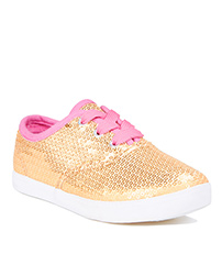 Gold Sequin Shoes - Alternate View