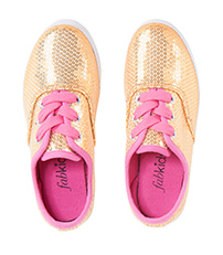 Gold Sequin Shoes