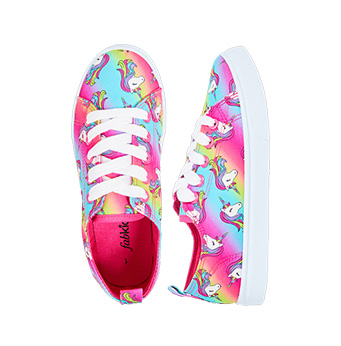 Rainbow Unicorn Lace Up Sneaker