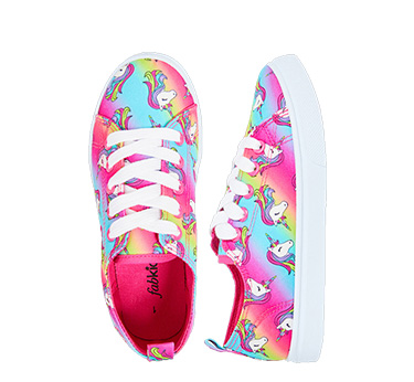 Rainbow Unicorn Lace Up Sneaker