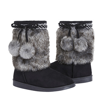 Faux Fur Pom Pom Fuzzies