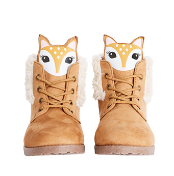 Fur Lined Deer Face Boot