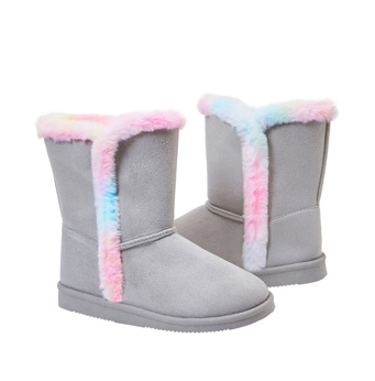 Tulip Hem Fuzzy Boot