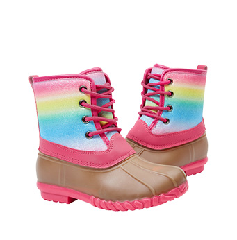 Rainbow Lace Up Boot