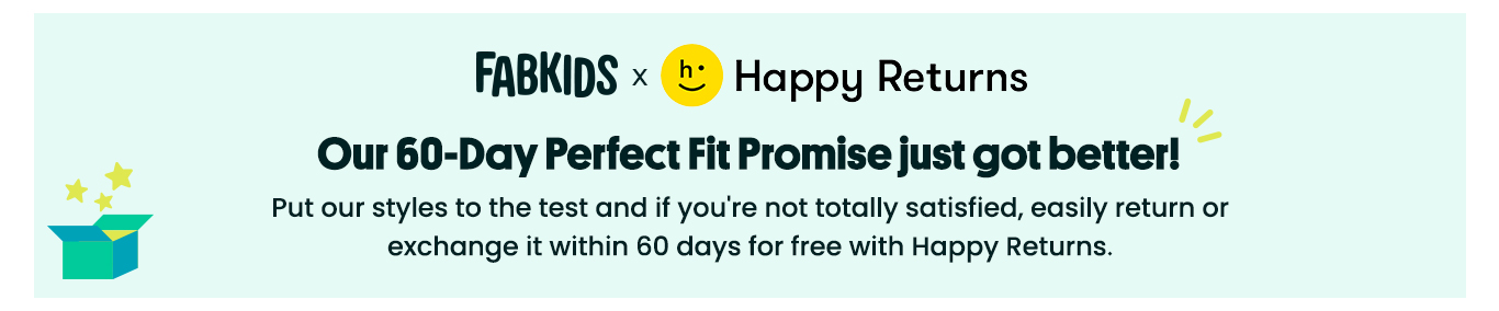 60-Day Perfect Fit Promise - Put our styles to the test and if you're not totally satisfied, return or exchange it within 60 days for free.