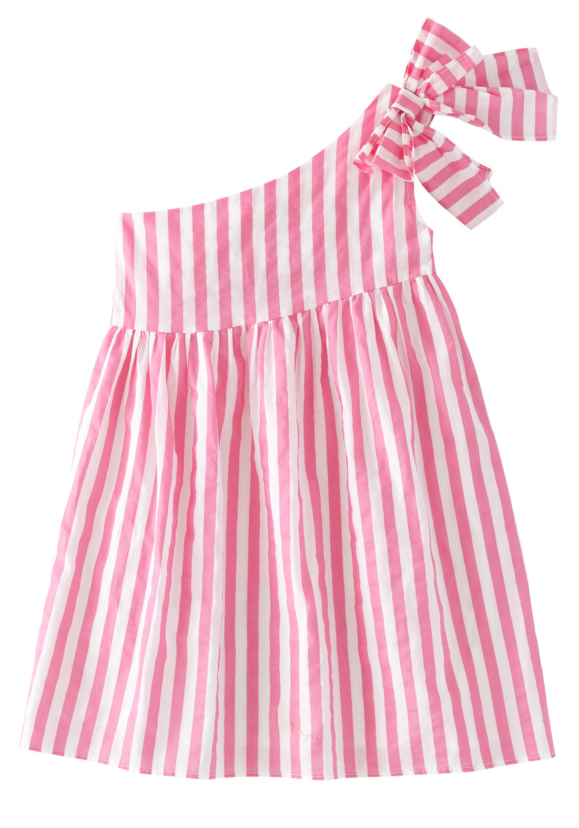 One Shoulder Bow Dress - FabKids