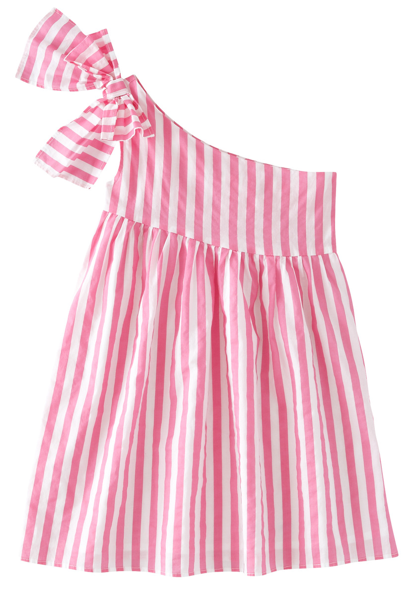 One Shoulder Bow Dress - FabKids