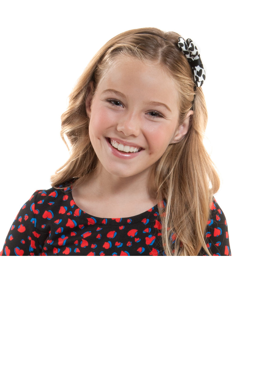 Heart Print Headband FabKids