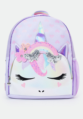 unicorn flippy backpack