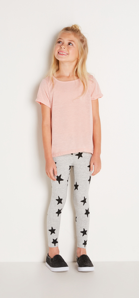 Pink & Black Star Outfit - FabKids