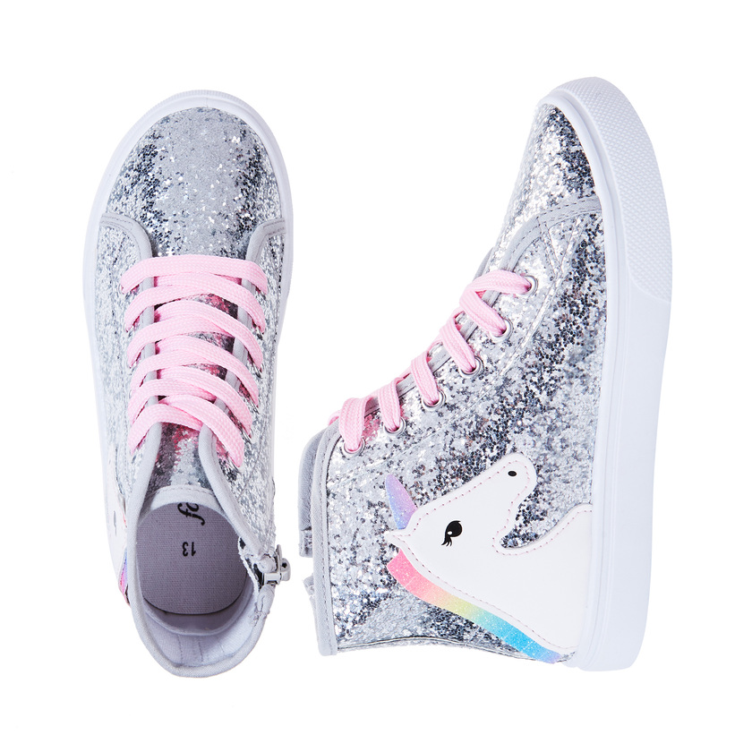 unicorn glitter shoes